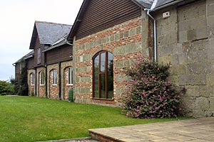 close up of wilbury barn