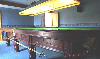 snooker table